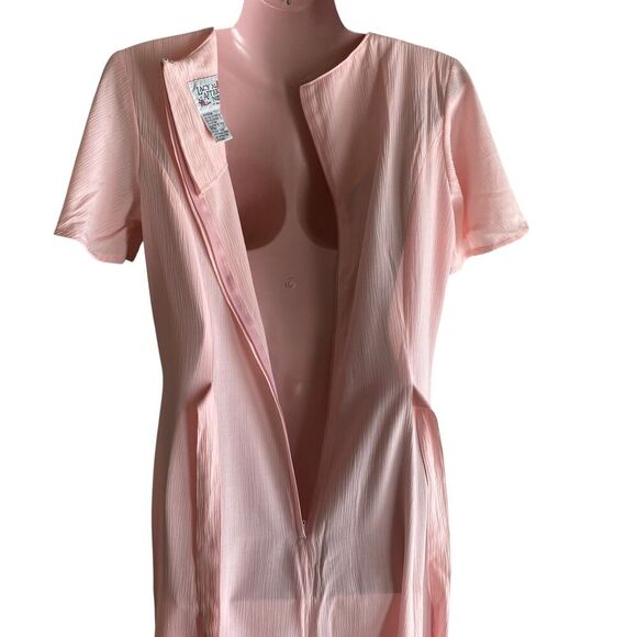 Lacy After Noon Dress Womens Small Embroidered Floral Maxi Crochet Trim Boho - Picture 6 of 8